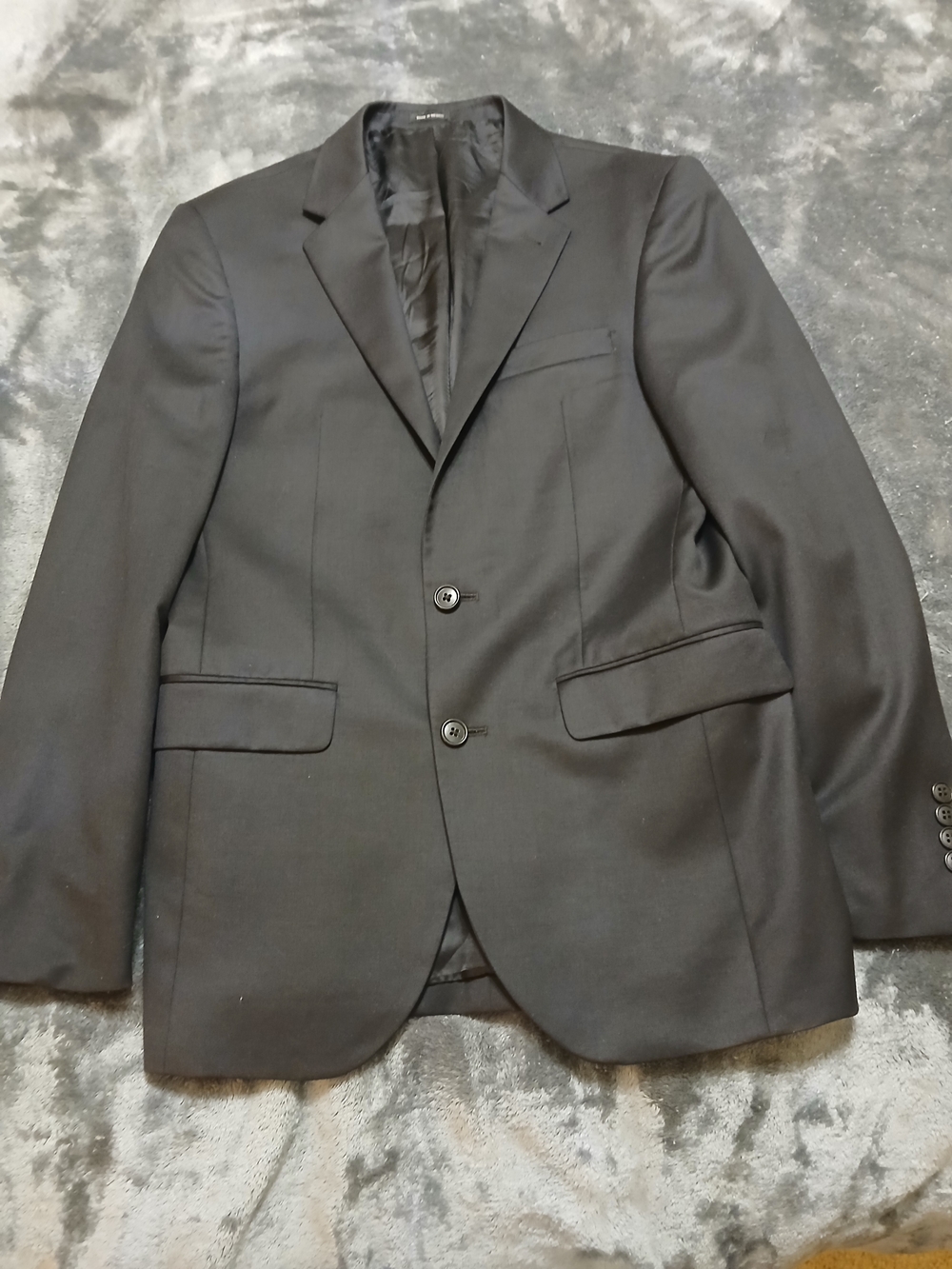 Joseph Abboud Men's Black Two-Button Sport Coat